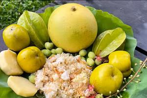 Bưởi Phúc Trạch -thức quả đặc trưng mùa thu của miền núi Hà Tĩnh.