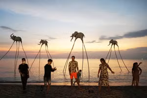 Du lịch được coi là điểm sáng trong tổng thể phát triển kinh tế - xã hội của tỉnh An Giang. Ảnh: Yến Phương