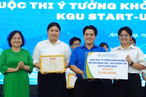 Dự án KGU21: “BanaGut - Khỏe từ ruột, sạch từ thiên nhiên” xuất sắc đạt giải Nhất Cuộc thi KGU STARTUP lần VI, năm 2025.