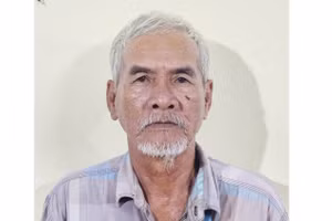 Bị can Bùi Văn Lợi (71 tuổi, tỉnh An Giang). Ảnh: Nghiêm Túc.