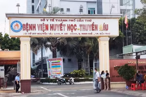 Bệnh viện Huyết học - Truyền máu TP Cần Thơ kêu gọi sự chung tay của cộng đồng. Ảnh: Yến Phương.
