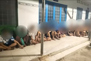 Công an tỉnh An Giang đã vận động, truy tìm đủ 314/314 học viên trốn khỏi Cơ sở cai nghiện. Ảnh: Công an cung cấp.