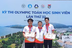 Hai sinh viên Trường ĐH Kiên Giang đạt giải tại Kỳ thi Olympic Toán học Sinh viên toàn quốc.