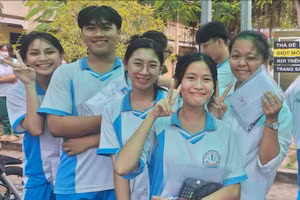 Thí sinh tham gia Kỳ thi tốt nghiệp THPT 2025. Ảnh: Trọng Nhân.