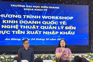 Chương trình Workshop kinh doanh quốc tế tại Trường ĐH Kiên Giang.