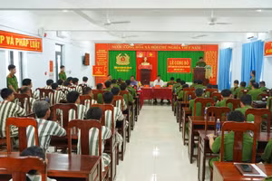 Quang cảnh buổi lễ.