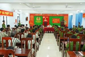 Quang cảnh buổi lễ.