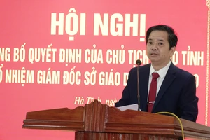 Ông Bùi Nhân Sâm - Tỉnh ủy viên, Phó Trưởng ban Thường trực Ban Tuyên giáo Tỉnh ủy được bầu giữ chức Giám đốc Sở Giáo dục và Đào Tạo Hà Tĩnh