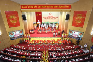 Toàn cảnh Đại hội thi đua yêu nước tỉnh Hà Tĩnh lần thứ VII.