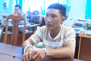 Đối tượng Trần Hữu Phước (Châu Đốc, An Giang). Ảnh: Nghiêm Túc.