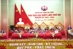 Đại hội Đại biểu Đảng bộ Hà Tĩnh khóa XX, nhiệm kỳ 2025-2030.