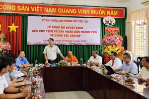 Quang cảnh buổi lễ.