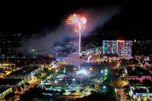 Tết Nguyên đán 2026, An Giang dự kiến tổ chức bắn pháo hoa tại 4 điểm, gồm: Rạch Giá, Long Xuyên, Châu Đốc và Phú Quốc.