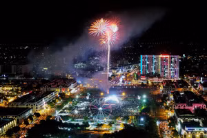 Tết Nguyên đán 2026, An Giang dự kiến tổ chức bắn pháo hoa tại 4 điểm, gồm: Rạch Giá, Long Xuyên, Châu Đốc và Phú Quốc.