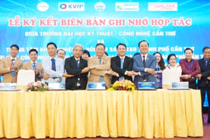 Lễ ký kết biên bản ghi nhớ hợp tác.