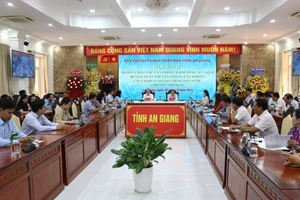 Quang cảnh Hội nghị tại tỉnh An Giang. Ảnh: Phương Vũ.