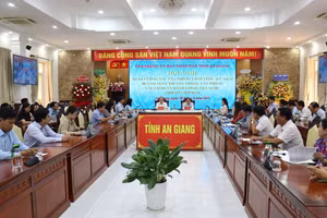 Quang cảnh Hội nghị tại tỉnh An Giang. Ảnh: Phương Vũ.