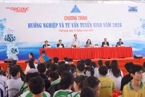 Sôi nổi Chương trình Hướng nghiệp và Tư vấn tuyển sinh tại Trường ĐH Cửu Long.