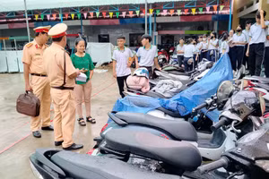 Từ khi triển khai đợt tổng kiểm tra, tình hình tai nạn giao thông liên quan đến học sinh giảm rõ rệt.