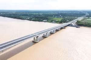 Thông xe tạm cầu Đại Ngãi 2 từ ngày 1/8.