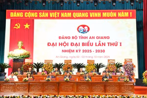 Đại hội đại biểu Đảng bộ tỉnh An Giang lần thứ I, nhiệm kỳ 2025 - 2030.