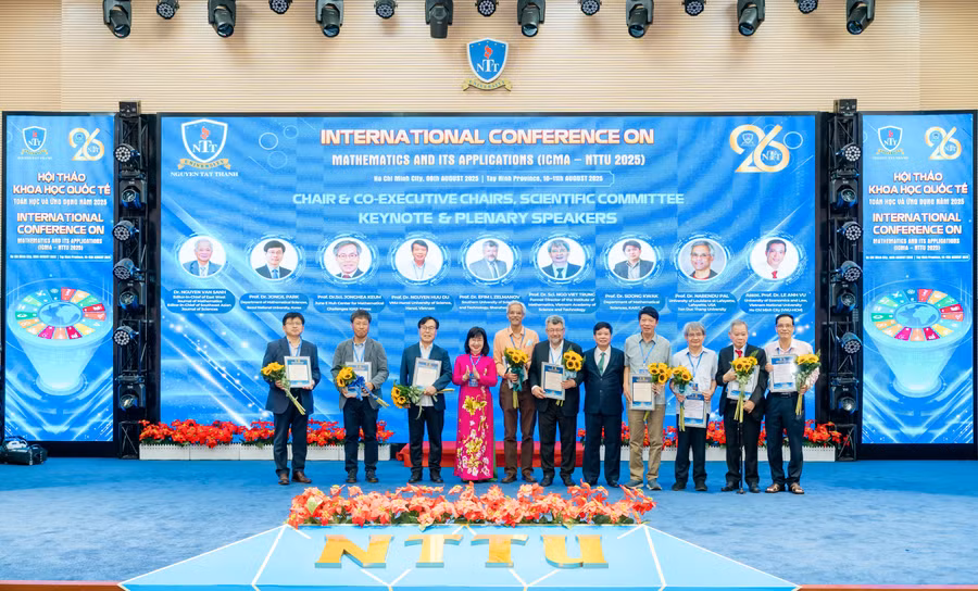 Hội thảo quy tụ hơn 300 đại biểu từ 10 quốc gia và vùng lãnh thổ, trong đó có Mỹ, Hàn Quốc, Ấn Độ, Ba Lan, Thái Lan, Úc, Malaysia, Trung Quốc, Nhật Bản và Việt Nam. Ảnh: NTTU. 