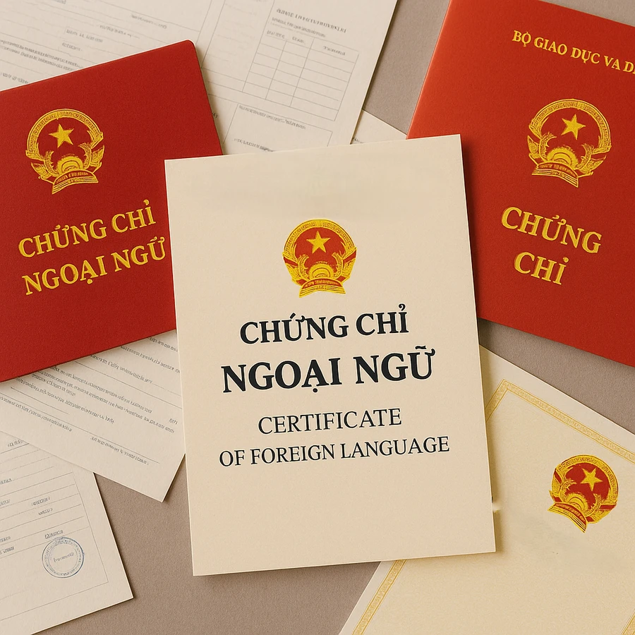 Nhiều sinh viên lỡ hẹn tốt nghiệp vì "nợ" chứng chỉ ngoại ngữ đầu ra. Ảnh minh họa. 