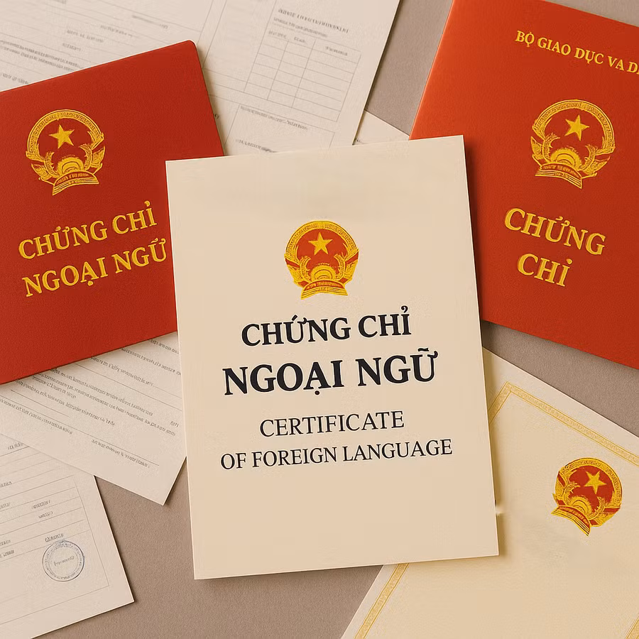 Nhiều sinh viên lỡ hẹn tốt nghiệp vì "nợ" chứng chỉ ngoại ngữ đầu ra. Ảnh minh họa. 
