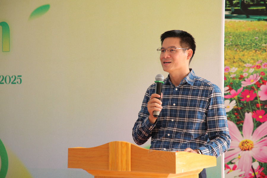 ThS. Trần Nam - Trưởng phòng Công tác sinh viên phát biểu tại sự kiện. Ảnh: Lý Nguyên. ThS. Trần Nam - Trưởng phòng Công tác sinh viên phát biểu tại sự kiện. Ảnh: Lý Nguyên.