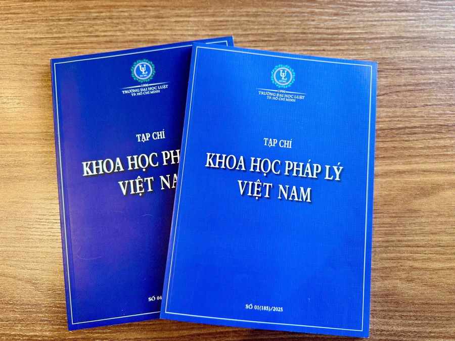Tạp chí Khoa học Pháp lý Việt Nam do Trường Đại học Luật TPHCM xuất bản. Ảnh: T.L. 