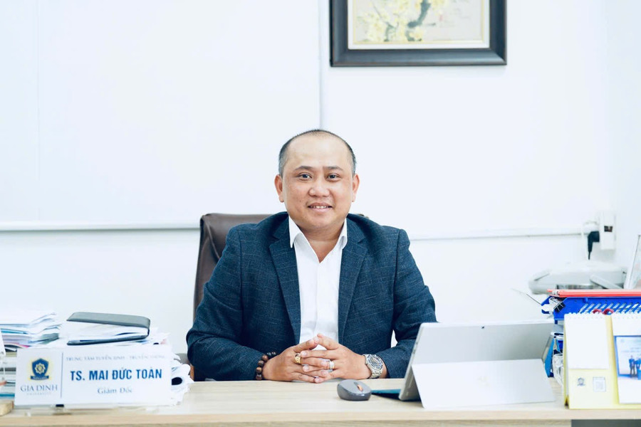 TS Mai Đức Toàn - Giám đốc Trung tâm Tuyển sinh và Truyền thông, Trường Đại học Gia Định. Ảnh: NVCC. 0b2fa5a847a9f1f7a8b8.jpg