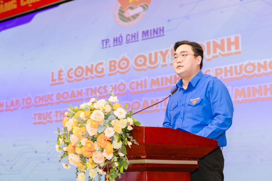 Anh Ngô Minh Hải - Bí thư Thành đoàn, Trưởng ban Công tác Đoàn và Thanh thiếu nhi TPHCM. anhthu-88.jpg