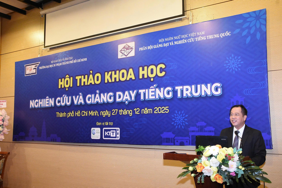 GS.TS Huỳnh Văn Sơn - Hiệu trưởng Trường Đại học Sư phạm TPHCM. Ảnh: HCMUE. 