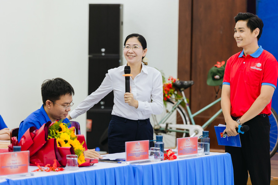 Bà Phan Thị Thanh Phương – nguyên Bí thư Thành đoàn, nguyên Chỉ huy trưởng chiến dịch giai đoạn 2012 - 2014. Ảnh: Thphuc. thphuc-36.jpg