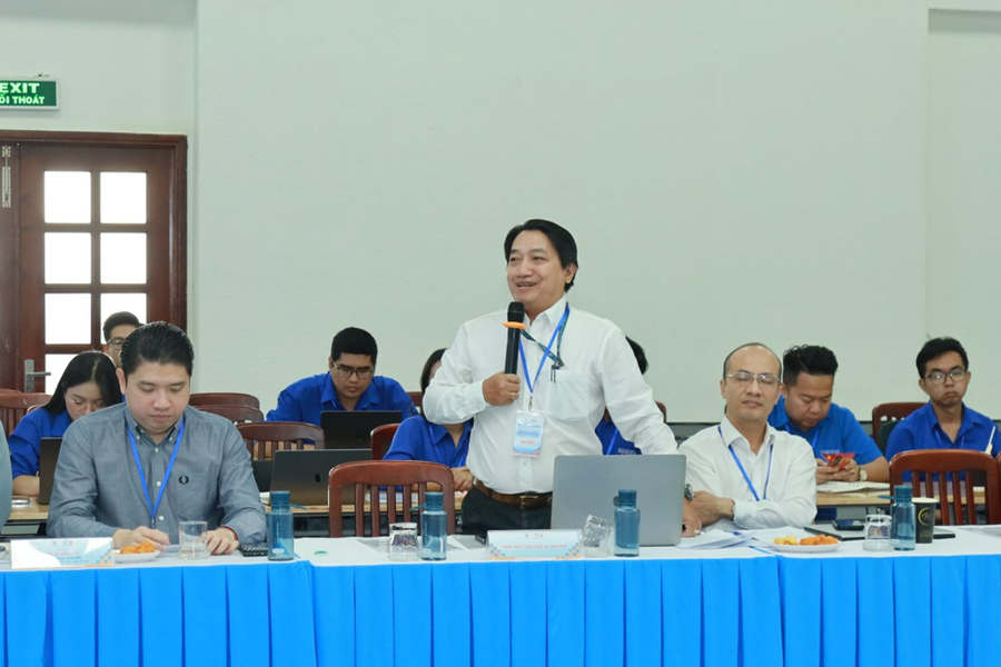 TS Ngô Tuấn Phương - Giảng viên Khoa Khoa học Cơ bản, Trường Đại học Luật TPHCM. Ảnh: Tâm Như