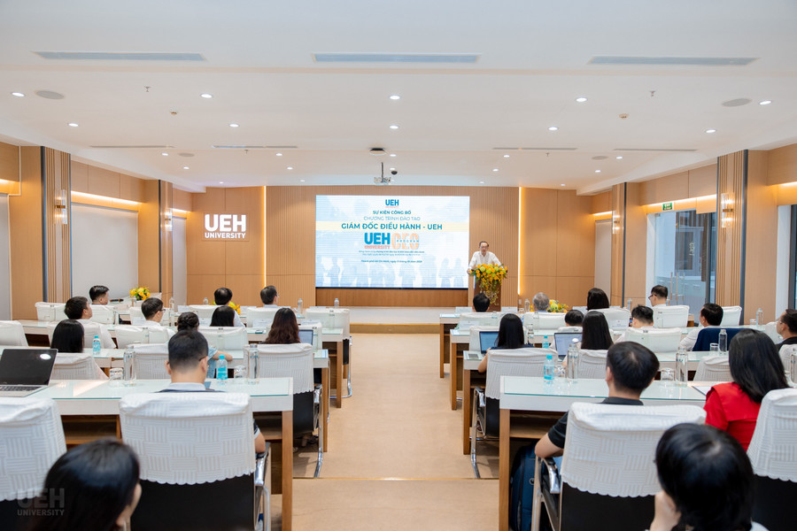 Lễ ra mắt Chương trình Giám đốc điều hành - UEH (UEH CEO Program). Ảnh: UEH. 