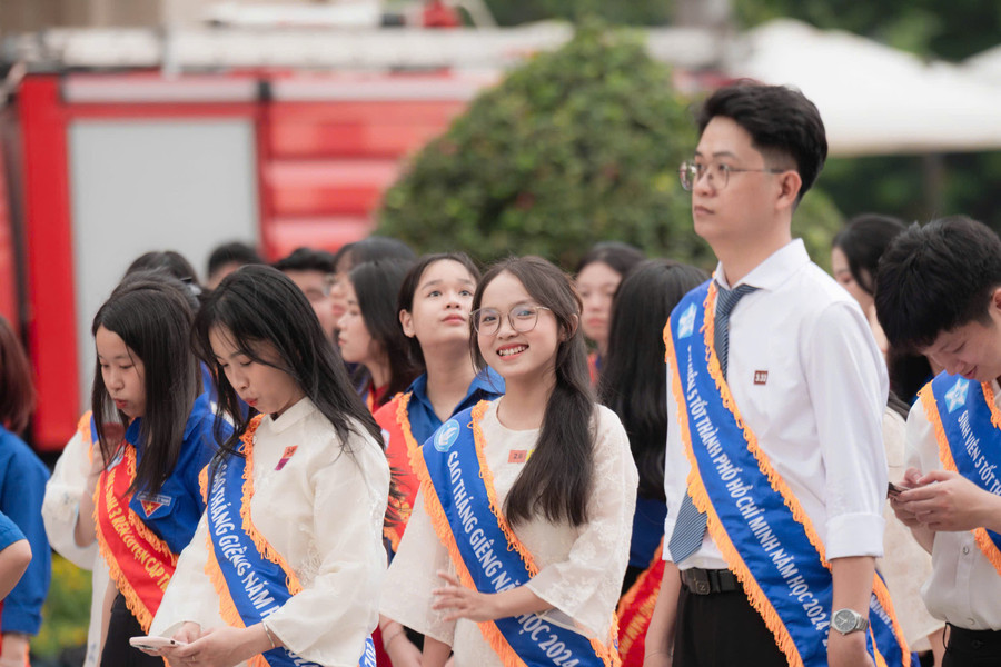 Nữ sinh viên Nguyễn Thị Ngọc Hân nổi bật với nhiều thành tích. Ảnh: NVCC. 