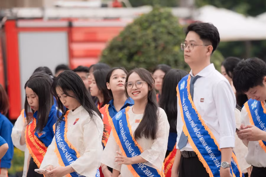 Nữ sinh viên Nguyễn Thị Ngọc Hân nổi bật với nhiều thành tích. Ảnh: NVCC. 