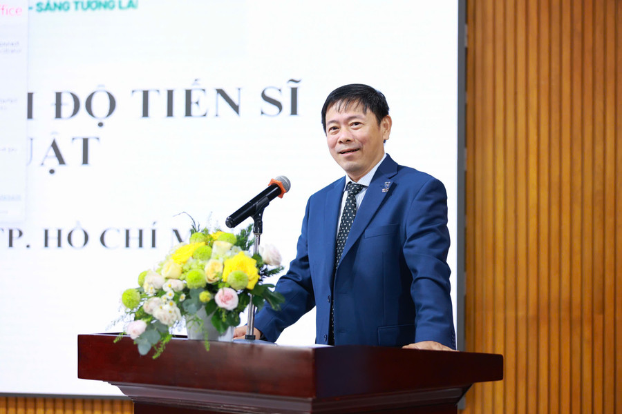 PGS.TS Trịnh Quốc Trung - Trưởng phòng Đào tạo Sau đại học, Trường Đại học Luật TPHCM. Ảnh: HCMULAW. 