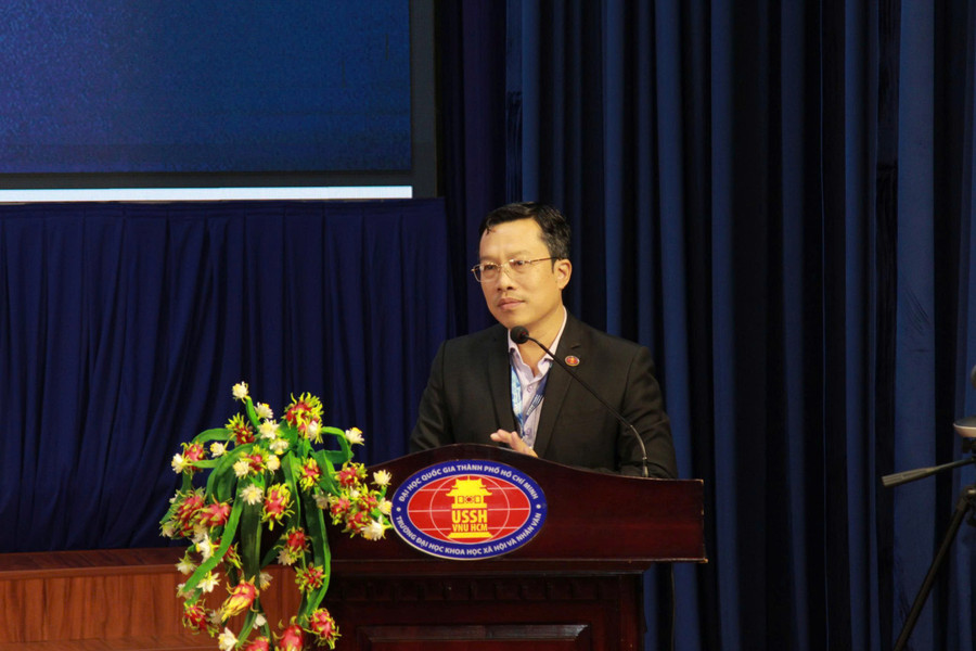 TS Lê Hoàng Dũng - Phó Hiệu trưởng Trường Đại học Khoa học Xã hội và Nhân văn (Đại học Quốc gia TPHCM). Ảnh: Tuấn Vủ. 405c43cbb0813ddf6490.jpg