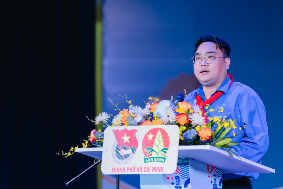 Anh Ngô Minh Hải - Bí thư Thành đoàn TPHCM. Ảnh: Anh Thư. anhthu-51-min.jpg