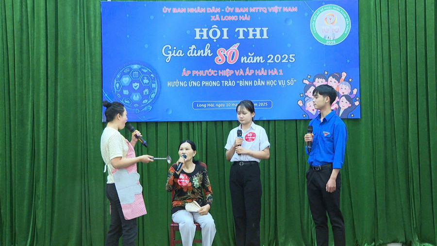 Hội thi gia đình số năm 2025 tại xã Long Hải (TPHCM). Ảnh: Cựu chiến binh xã Long Hải. 559007294-122132110628941310-3655892572990424730-n.jpg