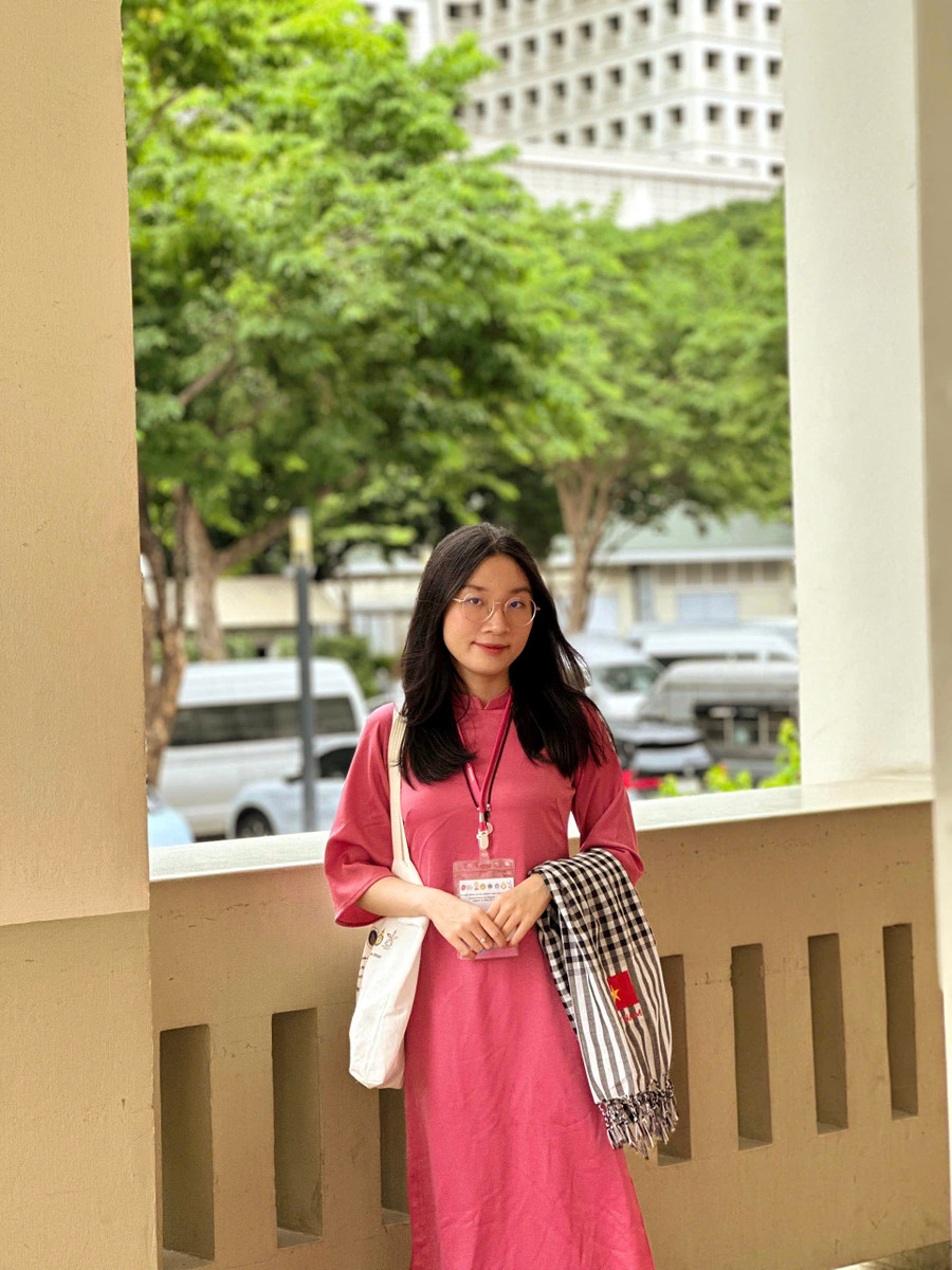 Nguyễn Ngọc Quế Anh, sinh viên năm 2, ngành Quan hệ Quốc tế, Trường Đại học Khoa học Xã hội và Nhân văn (Đại học Quốc gia TPHCM). Ảnh: NVCC. img-20250706-000444.jpg