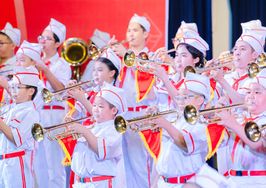 Công tác Đội và phong trào thiếu nhi TPHCM năm học 2024 - 2025 đạt nhiều thành tích nổi bật. Ảnh: Anh Thư. 