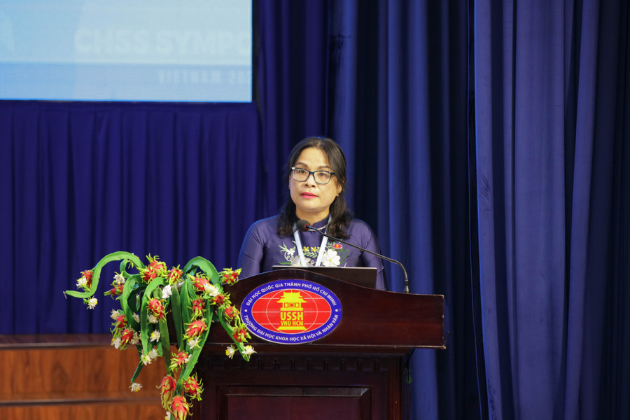 GS.TS Ngô Thị Phương Lan - Hiệu trưởng Trường Đại học Khoa học Xã hội và Nhân văn (Đại học Quốc gia TPHCM). Ảnh: Lý Nguyên.