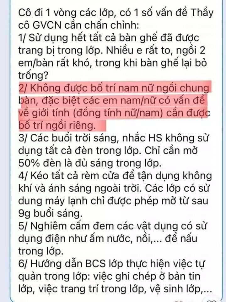 Tin nhắn lan truyền trên mạng xã hội.