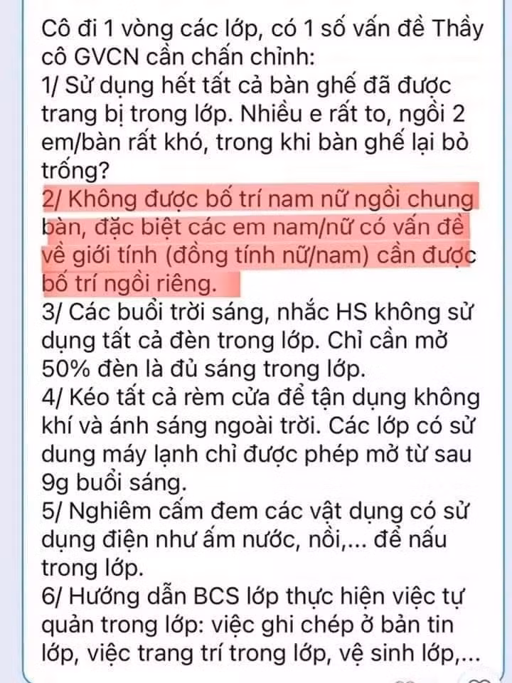 Tin nhắn lan truyền trên mạng xã hội.