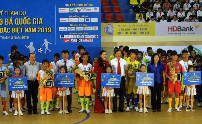 BTC hy vọng sẽ phát hiện được những cầu thủ nhí thật sự có năng khiếu bóng đá để đóng góp cho bóng đá Việt Nam.