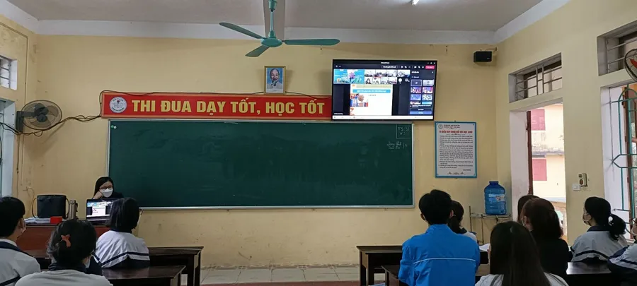Tuyên truyền trực tuyến về phòng, chống ma túy trong học đường tại các trường học Hà Tĩnh.