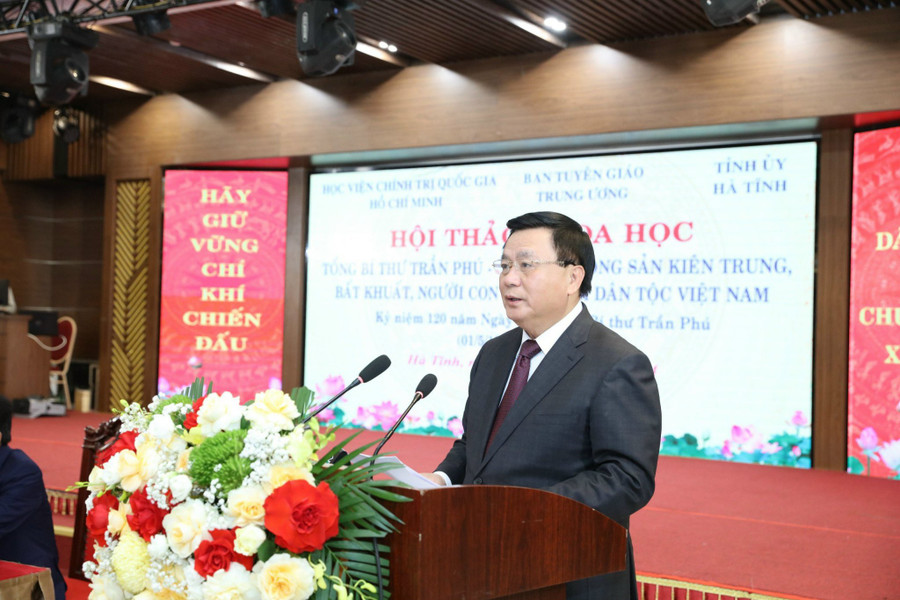 GS.TS Nguyễn Xuân Thắng, Giám đốc Học viện Chính trị Quốc gia Hồ Chí Minh, Chủ tịch Hội đồng Lý luận Trung ương. GS.TS Nguyễn Xuân Thắng, Giám đốc Học viện Chính trị Quốc gia Hồ Chí Minh, Chủ tịch Hội đồng Lý luận Trung ương.